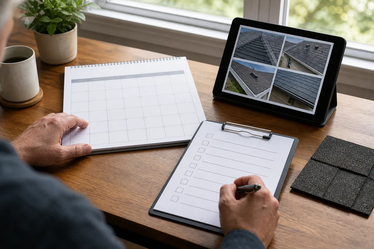 A Roof Maintenance Record Checklist